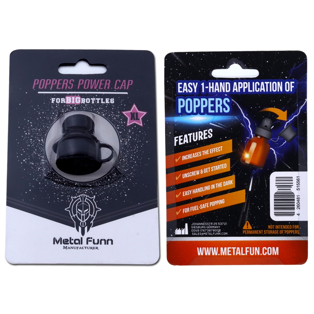 Poppers Sniffer Cap XL Packing